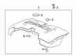 Chevy Blazer Engine Cover Diagram - 25201315