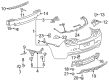 Chevy Bumper Cover Diagram - 22766177