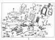 Buick Envision Seat Covers Diagram - 84047776