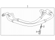 Chevy Corvette A/C Hose Diagram - 85717605