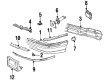 Cadillac Eldorado Bumper Cover Diagram - 3548894