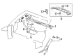 Chevy Sun Visor Diagram - 23142245