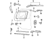 Chevy Lumina APV Exterior Door Handle Diagram - 10125457