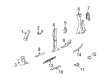 Hummer Interior Door Handle Diagram - 21998342
