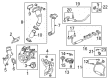 Cadillac XTS Coolant Pipe Diagram - 12621876