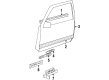 Chevy C2500 Door Moldings Diagram - 999877