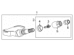 Chevy TPMS Sensor Diagram - 13598774