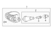 Chevy Suburban 3500 HD TPMS Sensor Diagram - 13540602