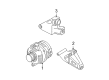 Chevy Aveo5 Alternator Bracket Diagram - 96892600