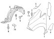 Chevy City Express Fender Diagram - 19317068