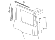Chevy Suburban Door Moldings Diagram - 85136439
