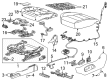GMC Sierra EV Seat Covers Diagram - 85690108