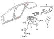 Cadillac Fuel Door Diagram - 22991254