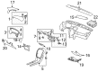 Cadillac SRX Ashtray Diagram - 15796363