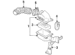 Oldsmobile Air Intake Coupling Diagram - 25098798