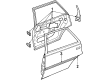 Pontiac LeMans Door Moldings Diagram - 96138834