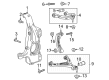 Cadillac ESCALADE IQ Steering Knuckle Diagram - 85736671