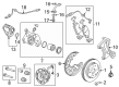 Chevy Silverado 2500 HD Wheel Hub Bolt Diagram - 11609271