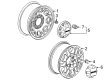 GMC Sierra 3500 HD Wheel Cover Diagram - 22781440