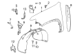 Chevy Silverado 3500 HD Fender Splash Shield Diagram - 85653504