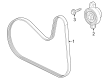 Chevy Trailblazer V-Belt Diagram - 25206736