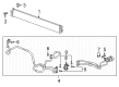 Cadillac Escalade Transmission Oil Cooler Hose Diagram - 85639956