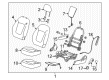 Chevy Spark EV Seat Cushion Diagram - 95186540