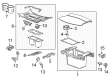 Buick Envision Center Console Latch Diagram - 23462407