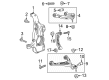 Chevy Silverado EV Control Arm Diagram - 86535913