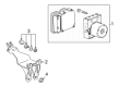 Chevy Bolt EUV ABS Pump And Motor Assembly Diagram - 42758557