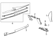 Cadillac Escalade Dash Panel Vent Portion Covers Diagram - 84757665