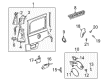 Saturn Fuel Door Diagram - 22674249