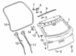 Cadillac XT4 Liftgate Lift Support Diagram - 84459212