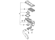Saturn Air Duct Diagram - 21006408
