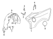 Chevy Fuel Door Diagram - 22911933