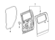 Hummer H3T Weather Strip Diagram - 93355098