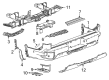 GMC Sierra EV Bed Mounting Hardware Diagram - 11589353