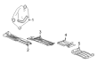 Chevy Silverado 3500 HD Exhaust Heat Shield Diagram - 84180519