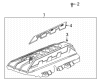 Chevy Corvette Engine Cover Diagram - 12731708