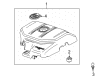 Cadillac Engine Cover Diagram - 19420814