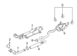 Chevy HHR Muffler Diagram - 15288106