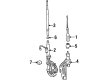 Chevy Trailblazer EXT Antenna Mast Diagram - 15087886