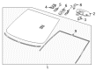 Buick Windshield Diagram - 84997520