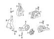 Chevy Malibu Motor And Transmission Mount Diagram - 13322175