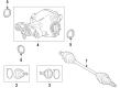 Cadillac CTS Drive Shaft Diagram - 84020565