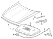 Cadillac OPTIQ Hood Latch Diagram - 13550821