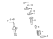 Pontiac Vibe Coil Springs Diagram - 19184398