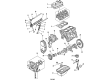 Chevy Sprint Crankshaft Gear Diagram - 96051642