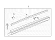 Buick LaCrosse Door Seal Diagram - 10331659