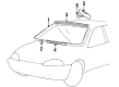 Chevy Metro Windshield Diagram - 91172099